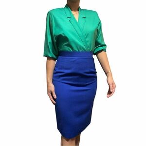 Vintage Green Silk Jacket